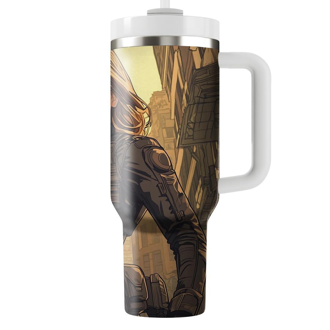 Florence Pugh: The Dynamic Force Of Yelena Belova Decorative Tumblers