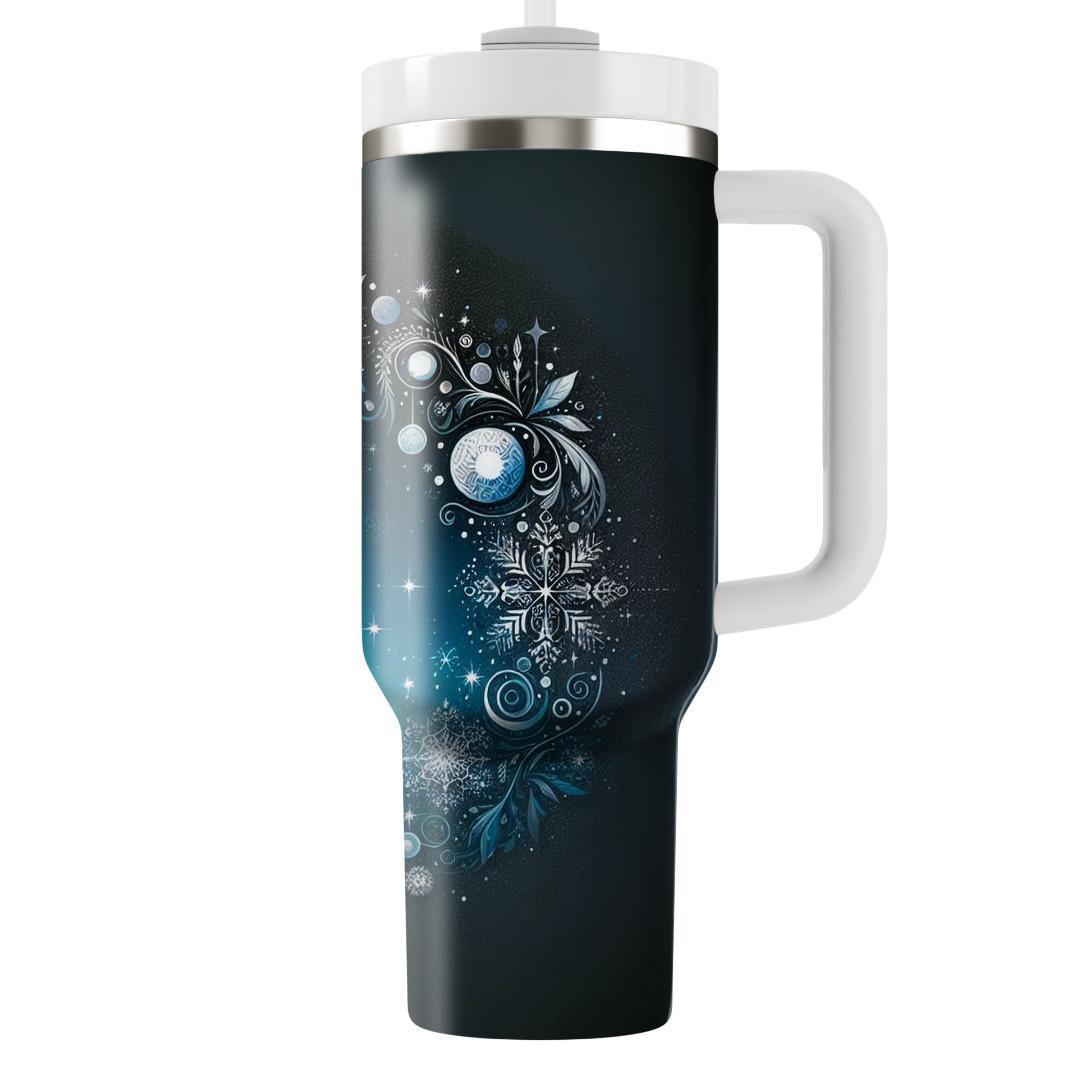 Celestial Glow - Winter Solstice Celebration  Tumblers With Lids