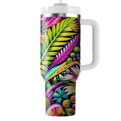 Tropical Summer  Travel Tumblers
