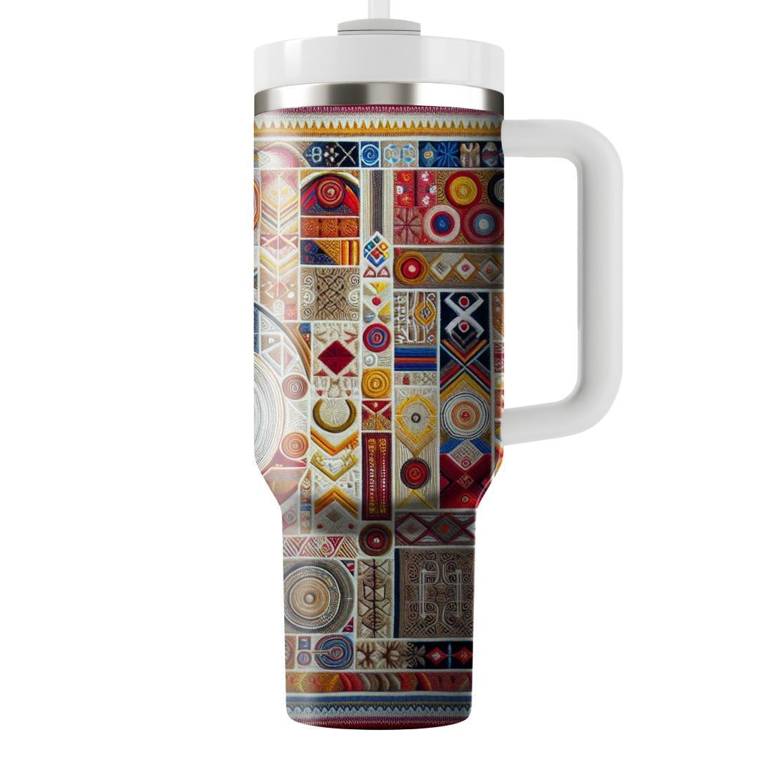 Global Tapestry - Cultural Diversity Day  Tumblers With Lids
