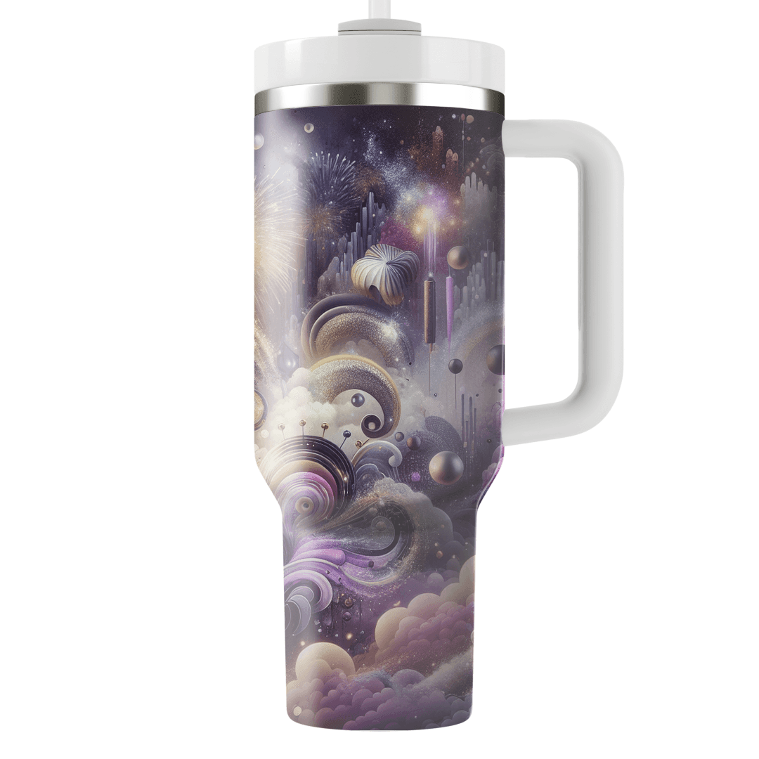 Surreal Festivity - New Year’s Dreamscape  Custom Tumblers