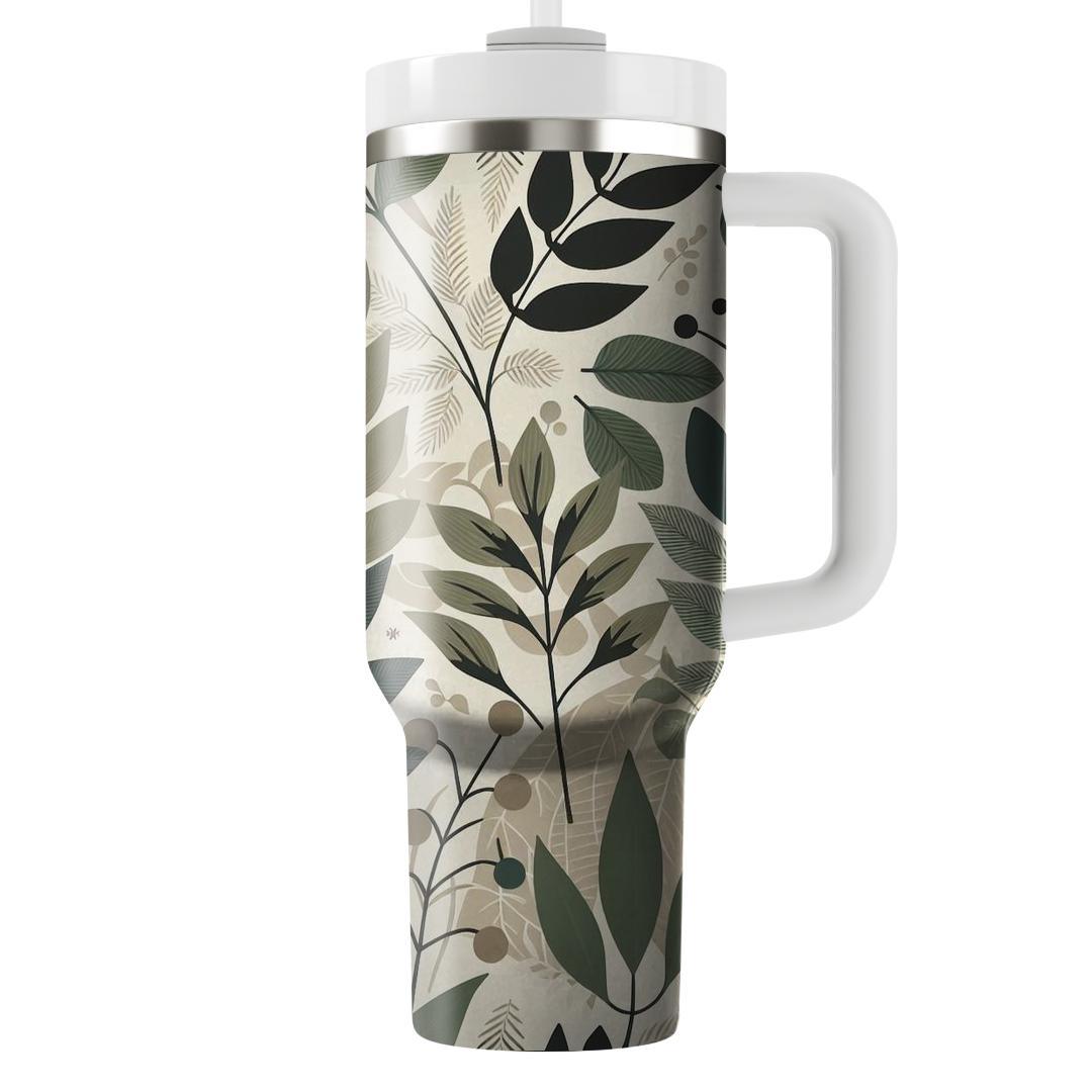 Modern Botanical Prints  Travel Tumblers