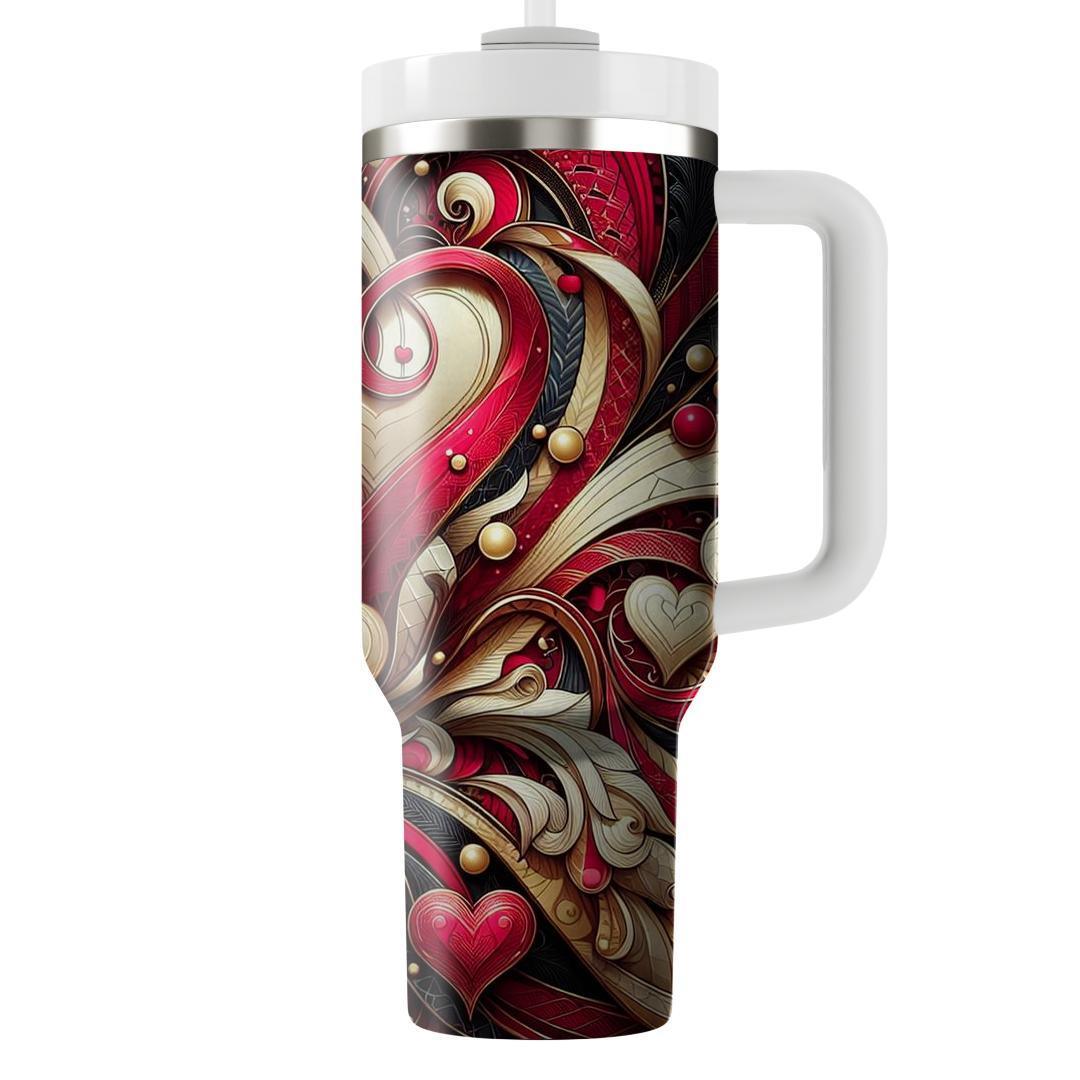 Reimagined Elegance - Valentine’s Day Love  Tumblers With Lids