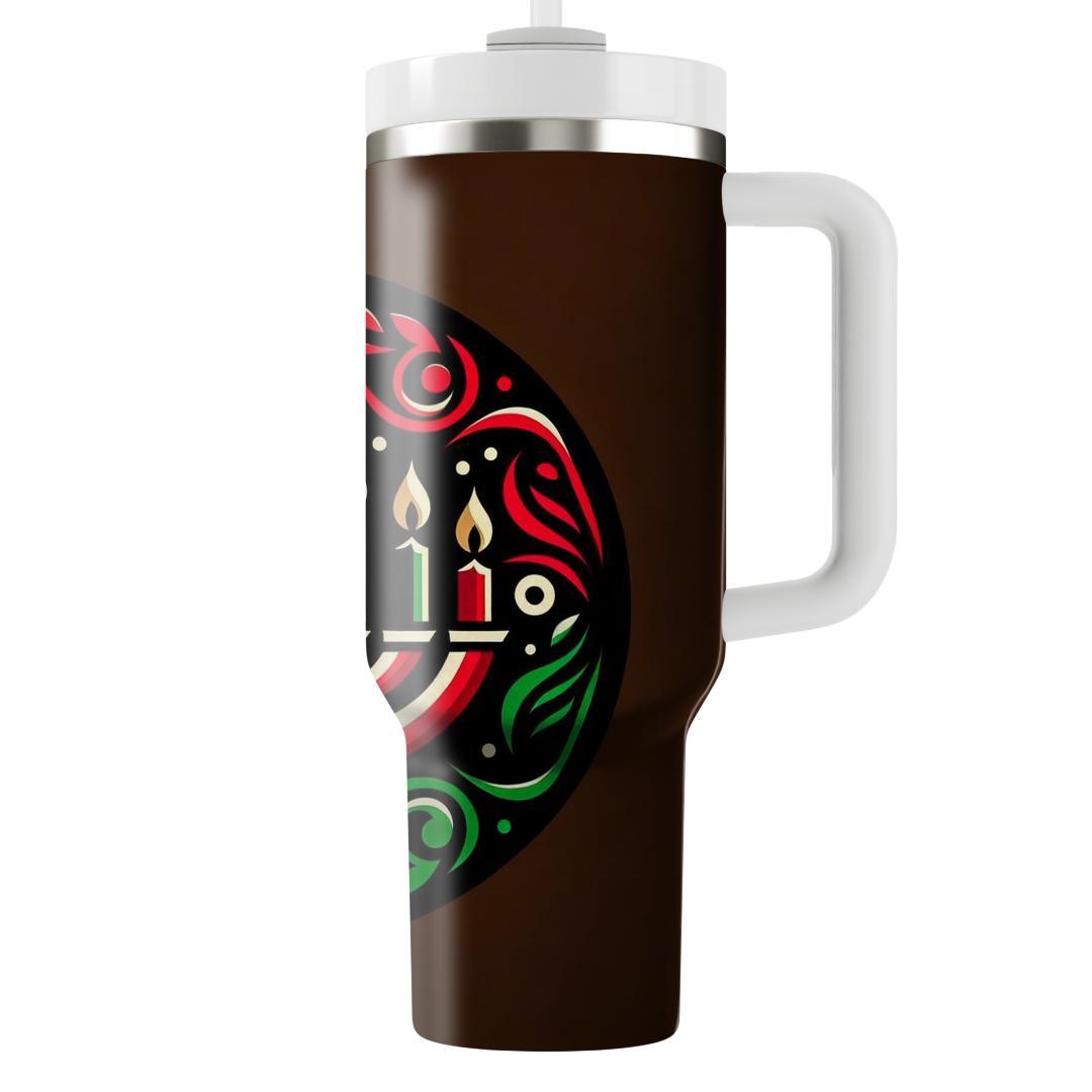Kwanzaa Unity Flame Unique Tumblers