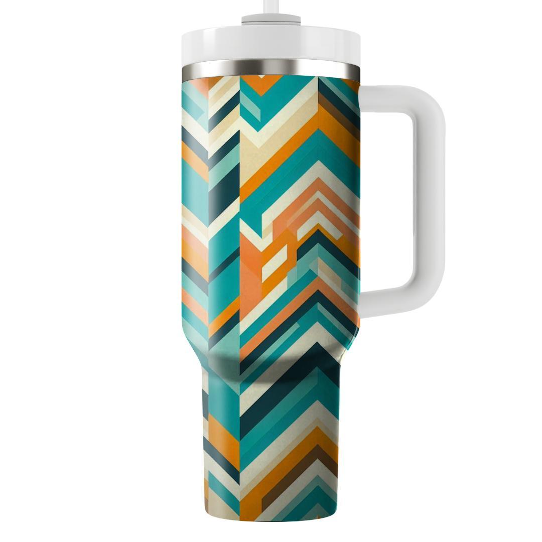 Bold Chevron Pattern  Decorative Tumblers