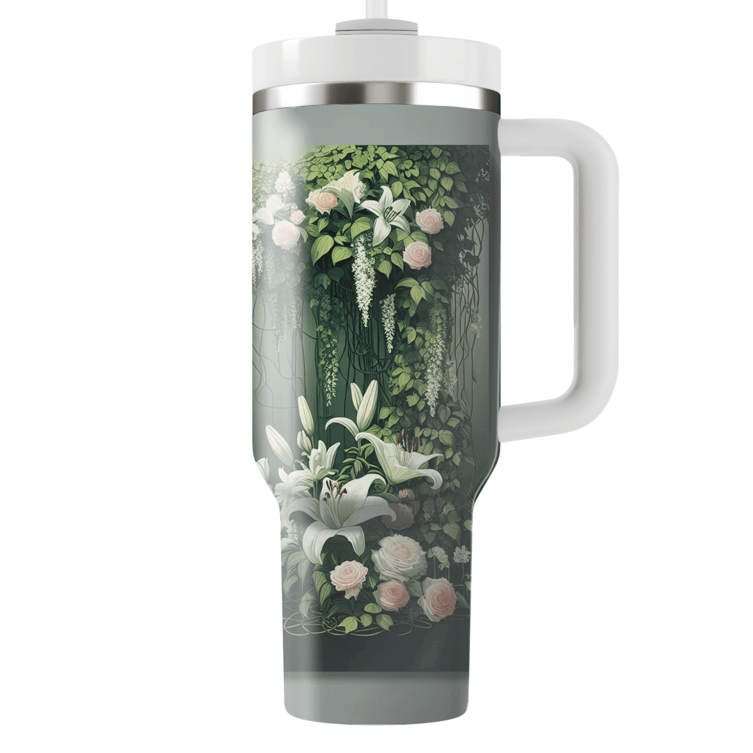 Verdant Vines Symphony Personalized Tumblers