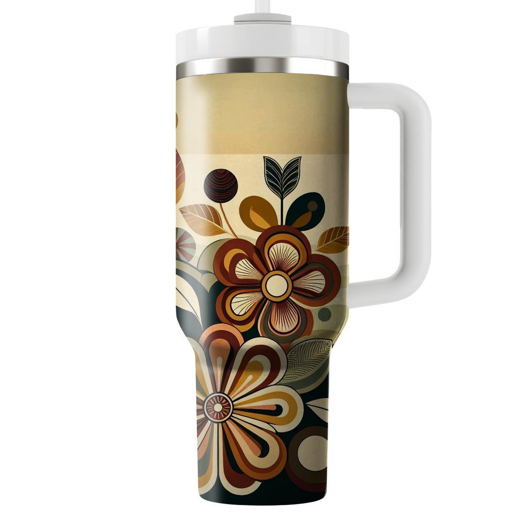 Groovy Flower Fields  Tumbler Cups
