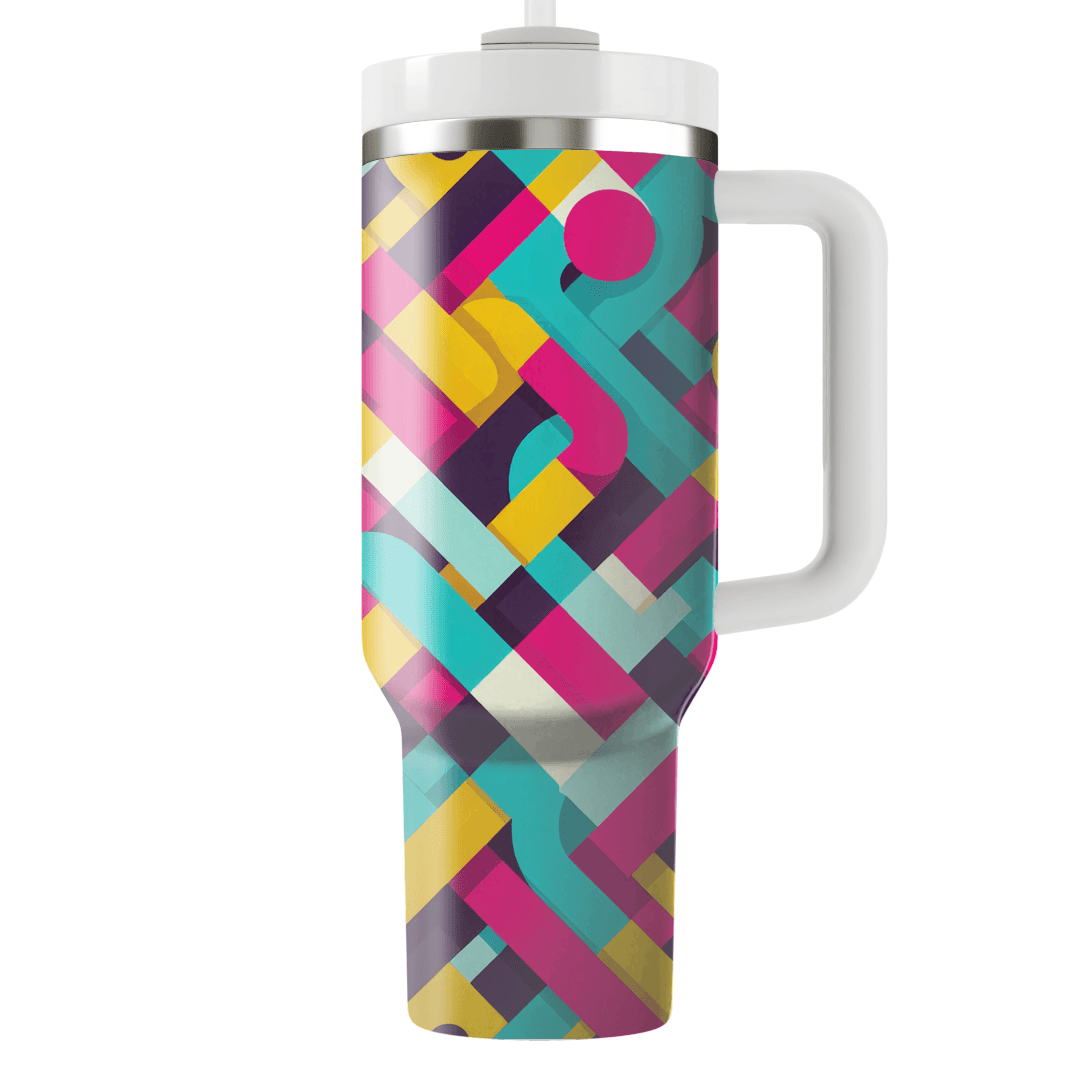 Gorgeous Geometric Flower Power  Custom Tumblers