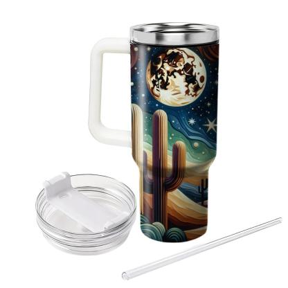 Cunning Coyote Moonlight  Tumblers With Lids