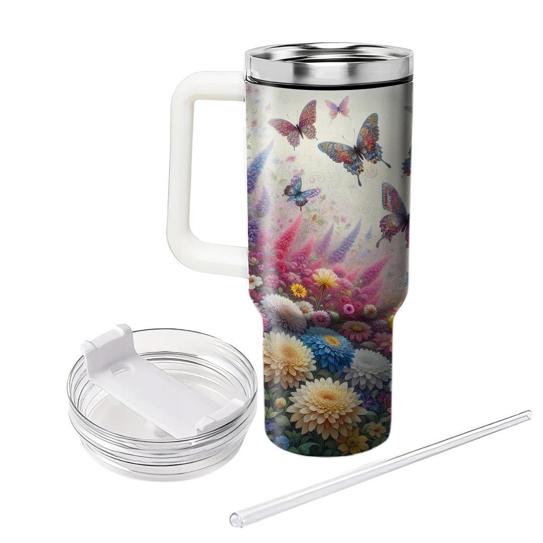 Spring Butterfly Whispers  Tumbler Cups