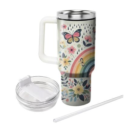 Springtime Rainbow  Tumbler Cups