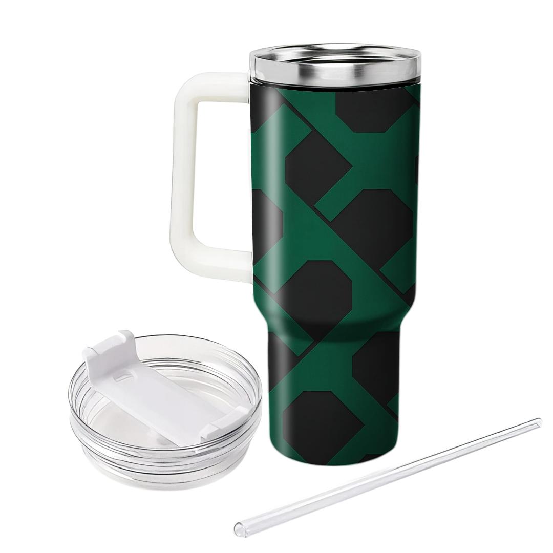 Abstract Hexagon Weave Pattern  Tumblers For Gifts