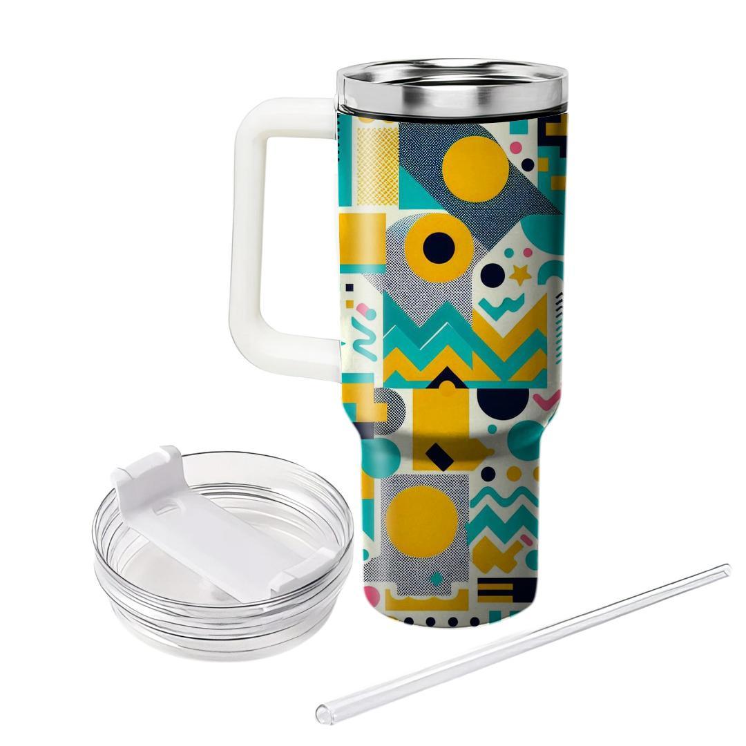 Abstract Memphis  Personalized Tumblers