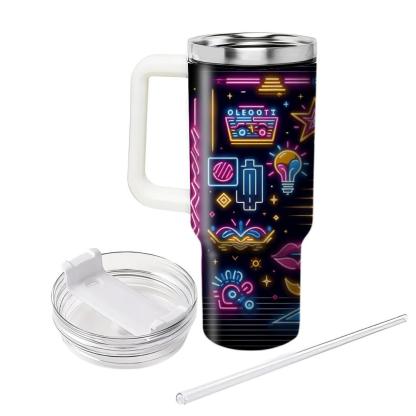 Glamorous Neon Lights  Personalized Tumblers