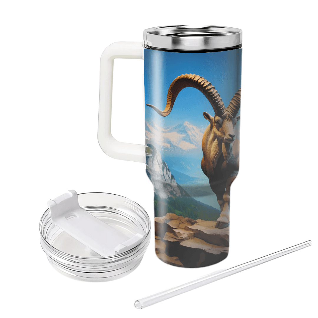Majestic Mountain Goat  Decorative Tumblers