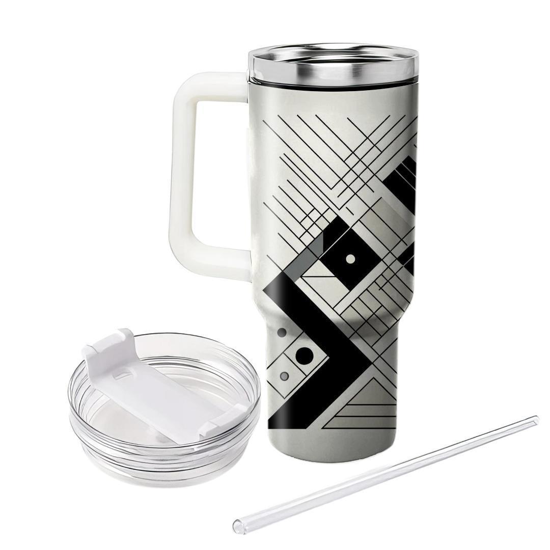 Minimalist Geometric Linework  Tumblers For Gifts
