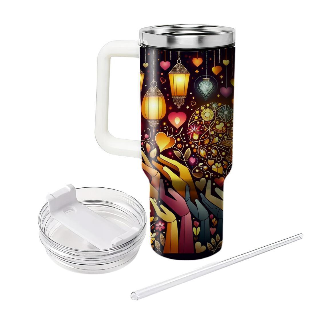 Lights Of Unity - Unity Day  Tumblers With Lids