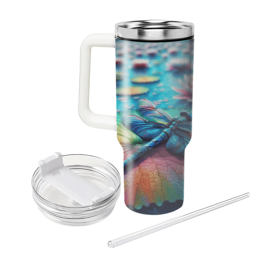 Dazzling Dragonfly Delight  Decorative Tumblers