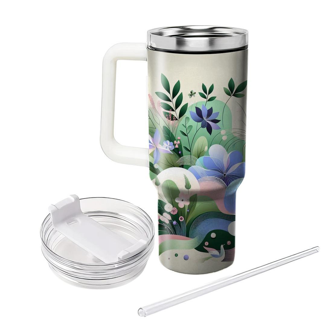 Elysian Garden - A Modern Spring Equinox  Tumbler Cups