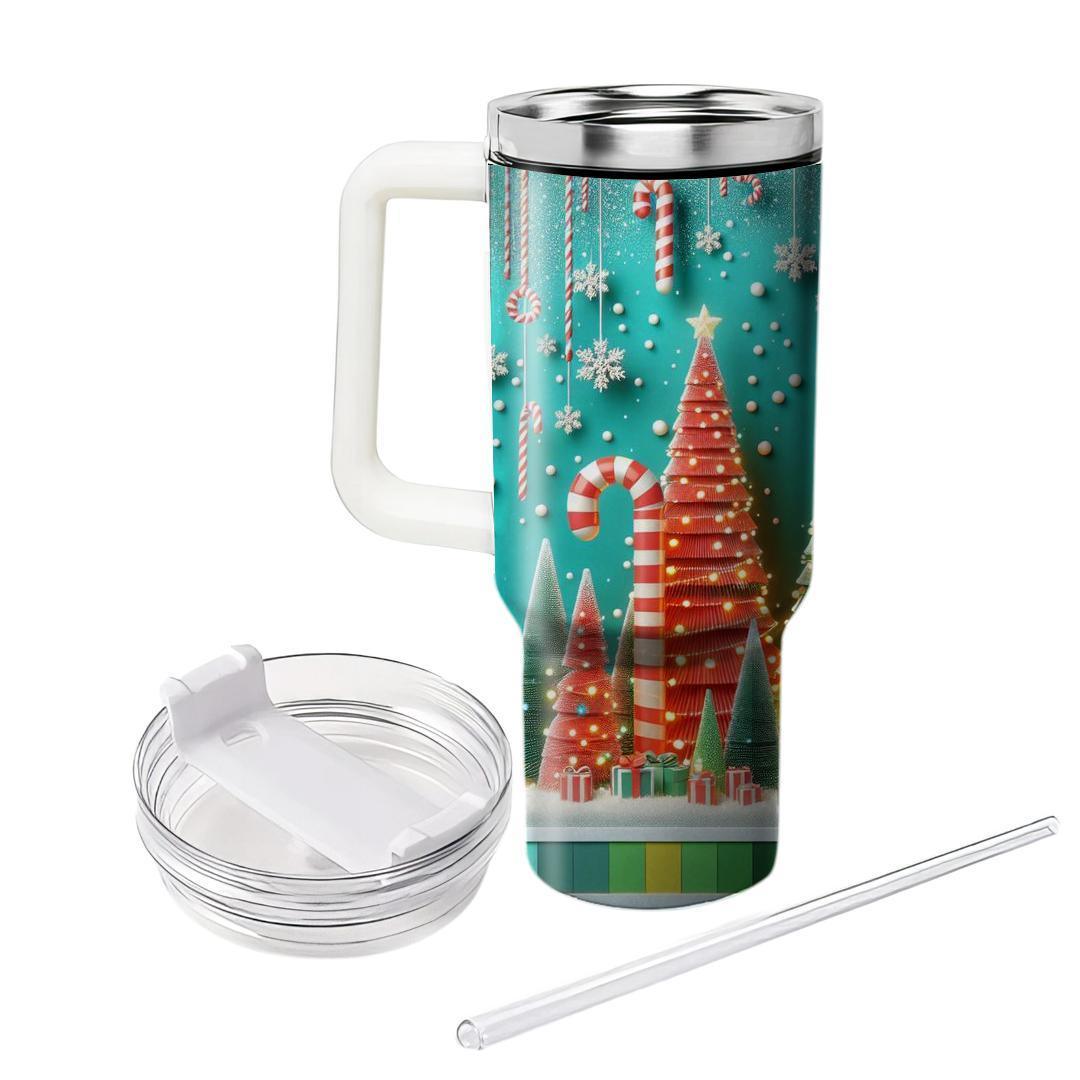 Whimsical Lights - Christmas Wonderland  Tumblers With Lids