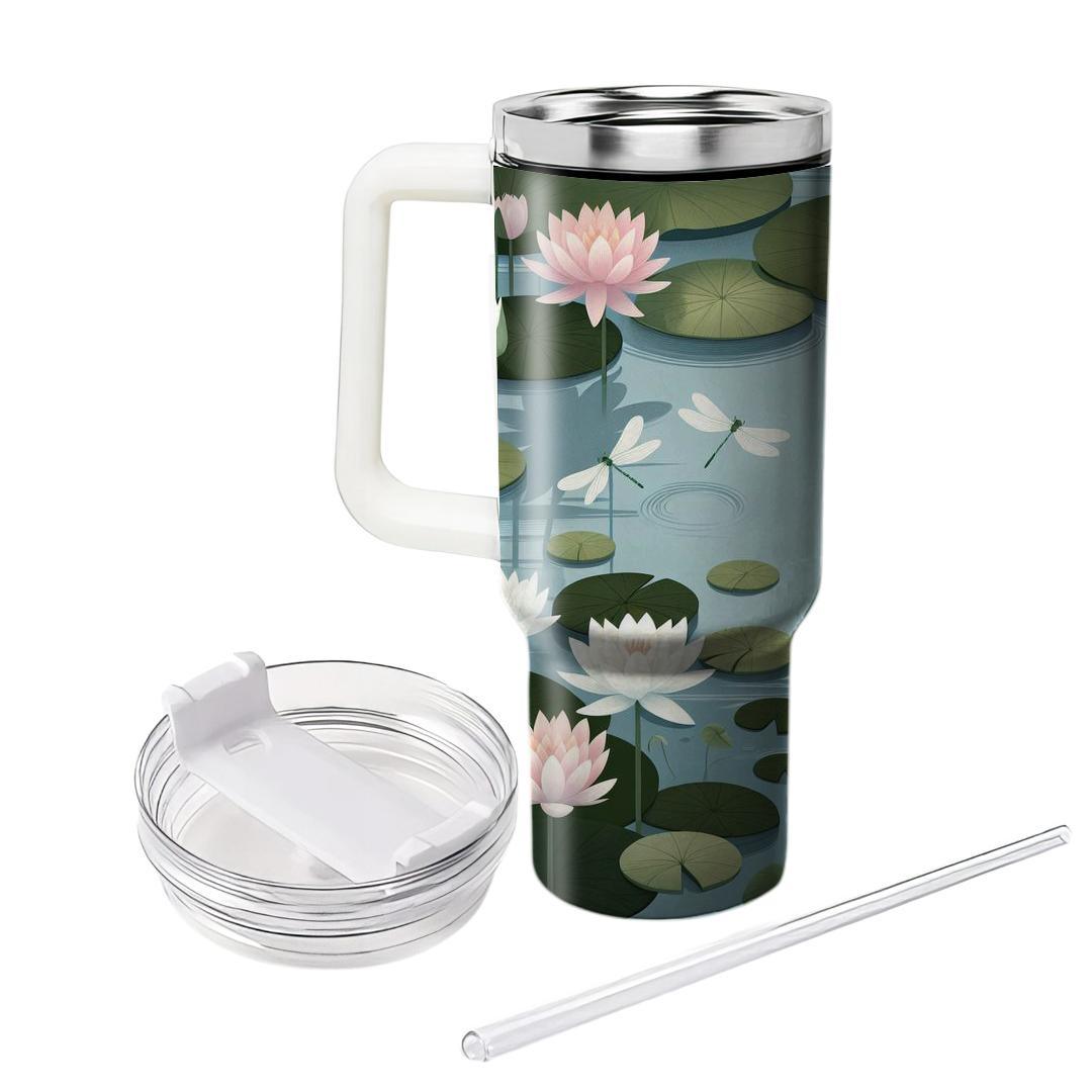 Ethereal Lily Pond  Personalized Tumblers