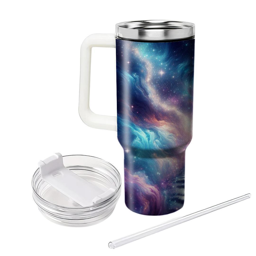 Galactic Tiger Dream  Travel Tumblers