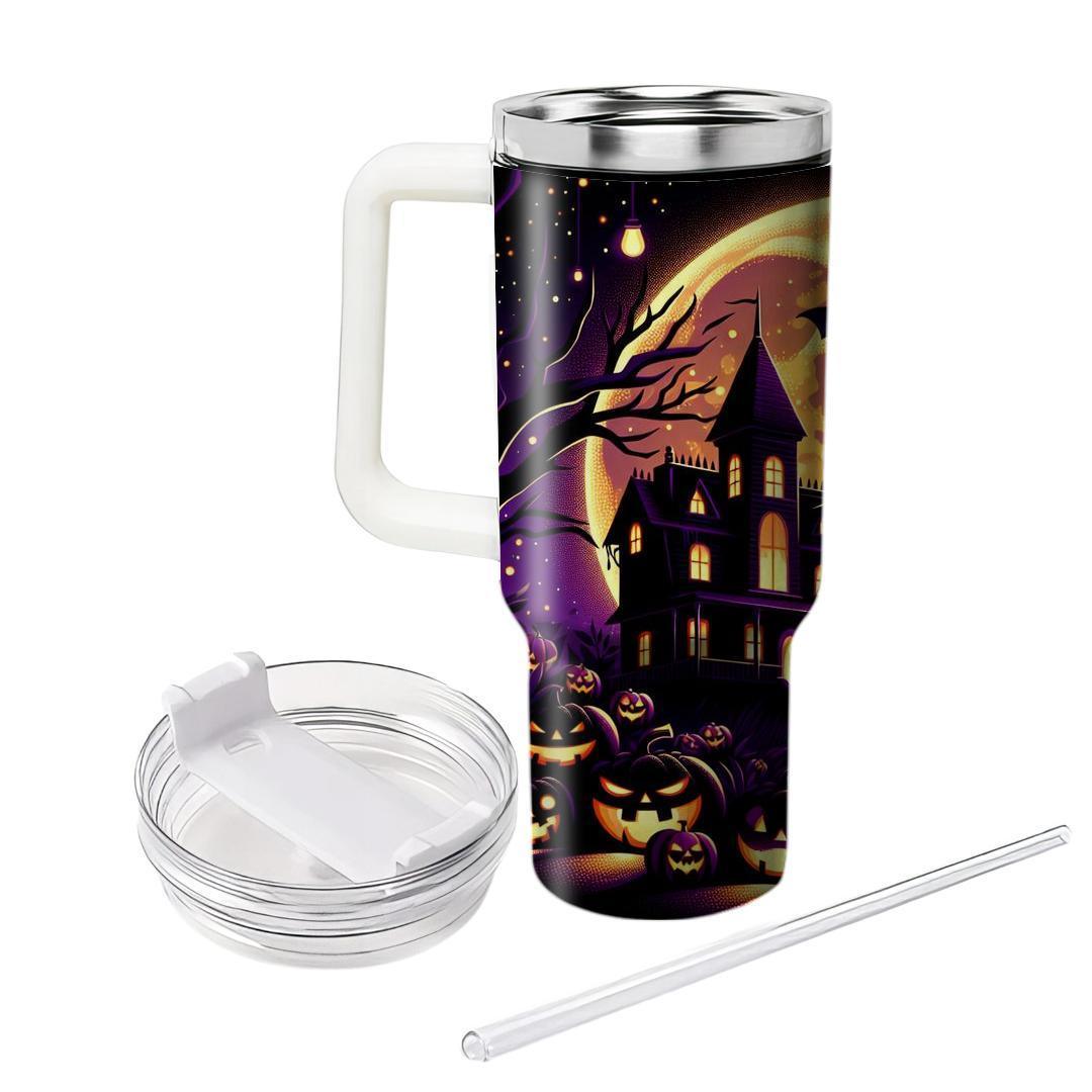 Halloween Night Whimsy  Travel Tumblers