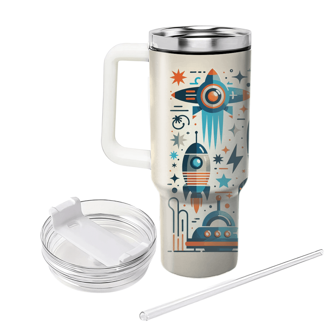 Retro Sci-fi  Tumbler Cups