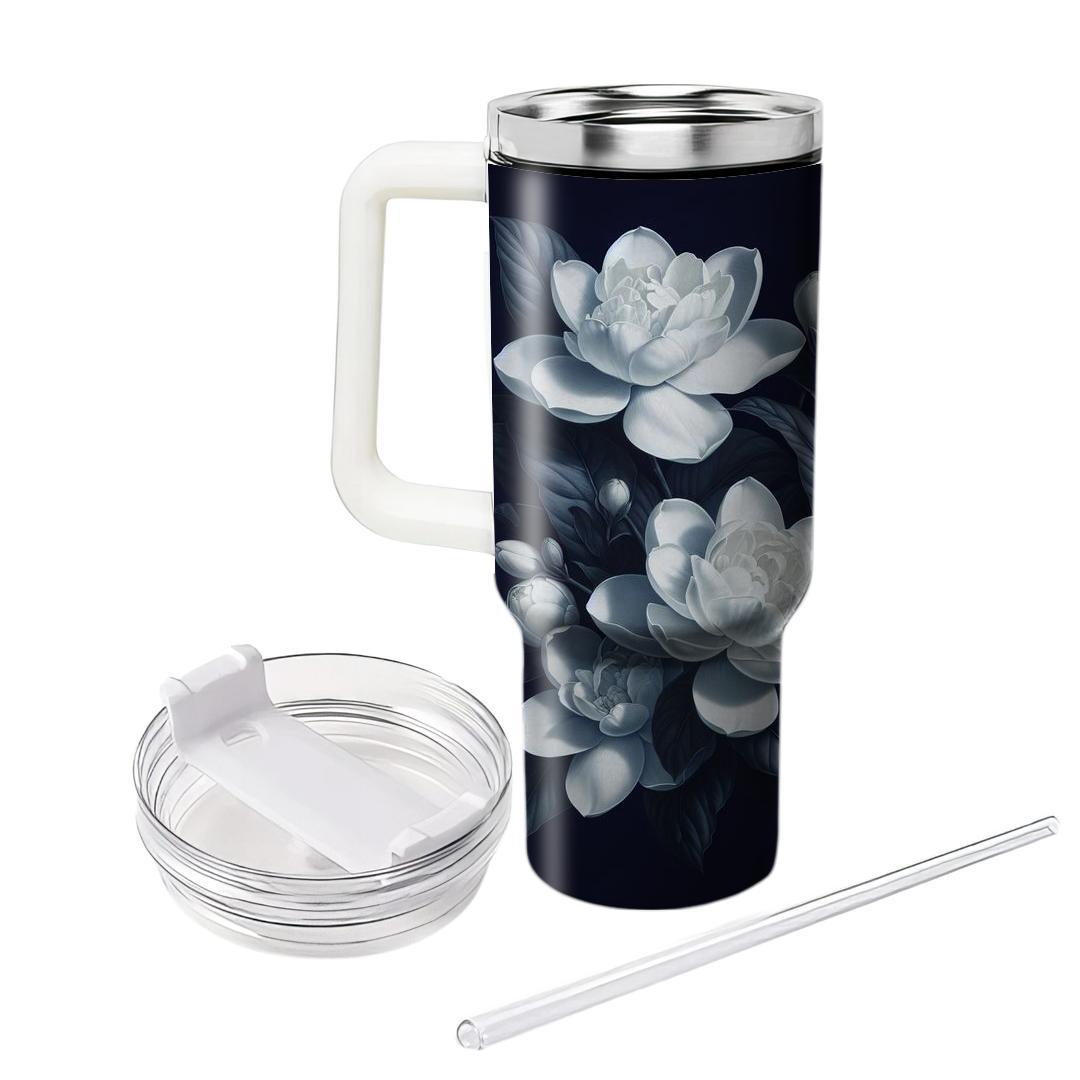 Radiant Gardenia  Unique Tumblers