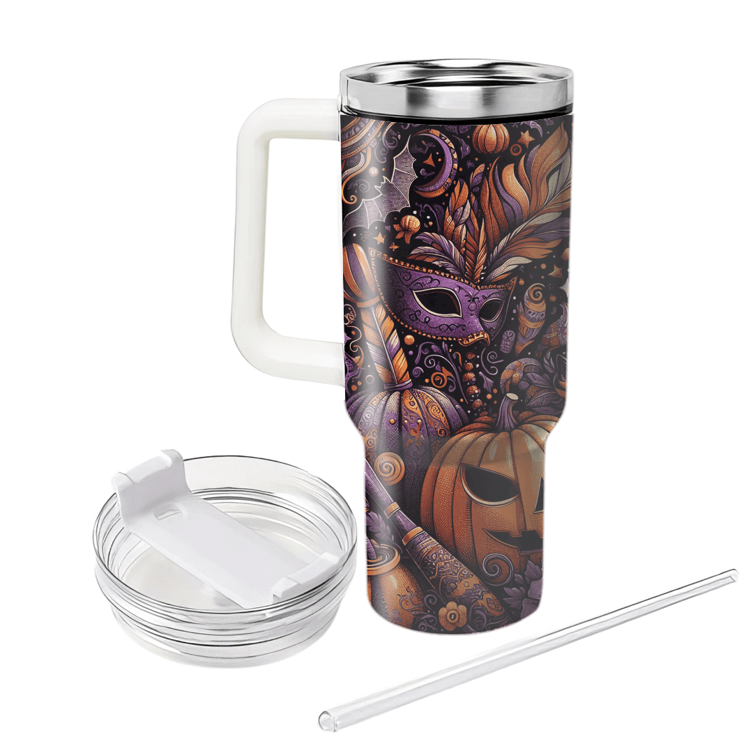 Twilight Whimsy - Halloween Masquerade  Custom Tumblers
