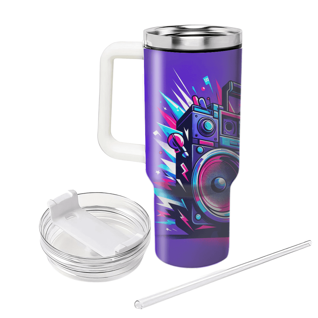 Classic Boombox Beats Insulated Tumblers