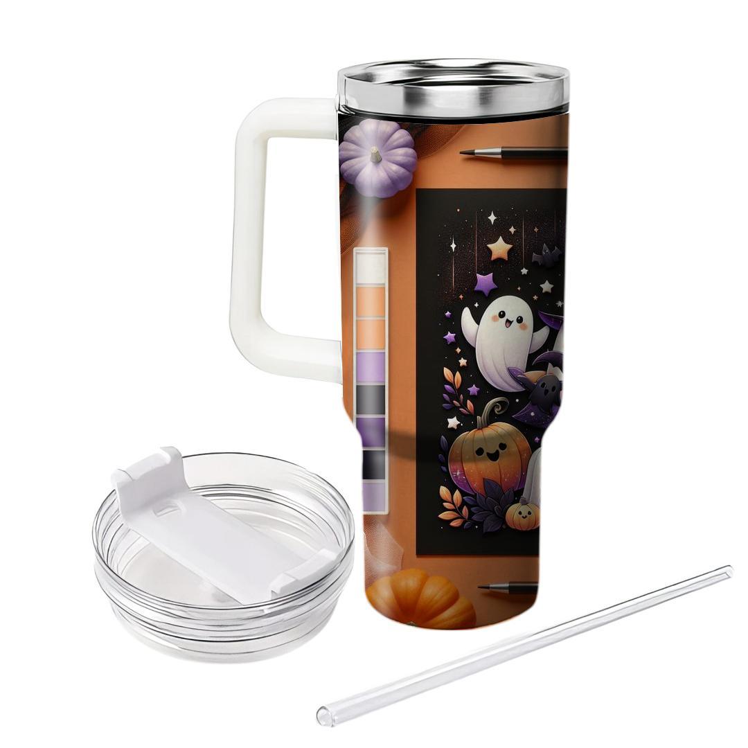 Enchanting Spirits - Halloween Reverie  Decorative Tumblers
