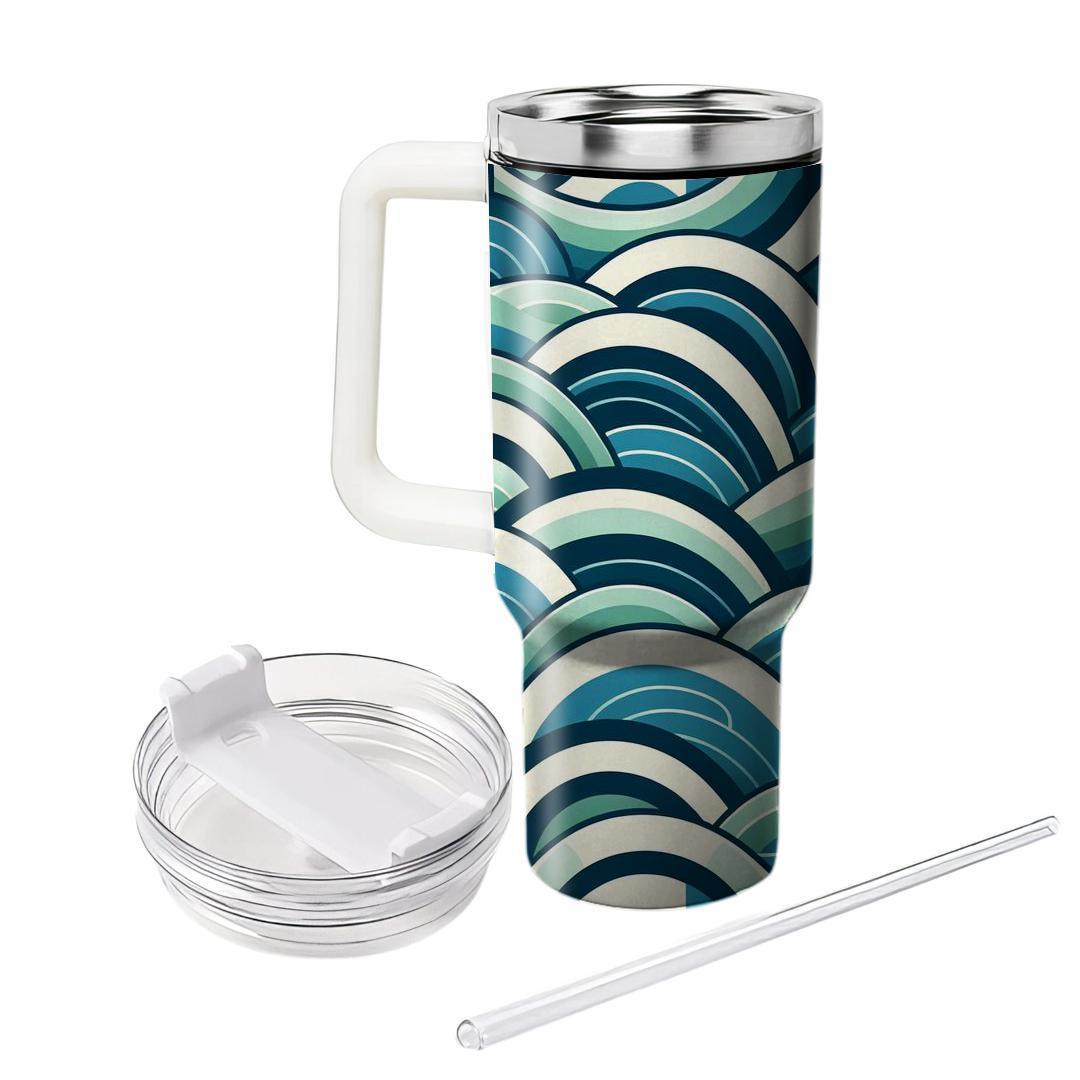 Modern Wave Pattern  Tumblers For Gifts