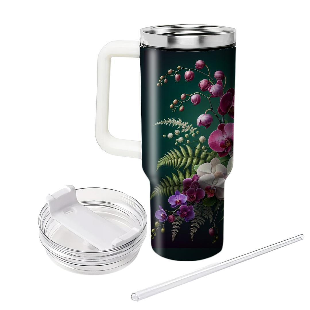 Enchanted Orchid Oasis  Tumbler Cups