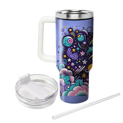 Doodle Galaxy  Personalized Tumblers