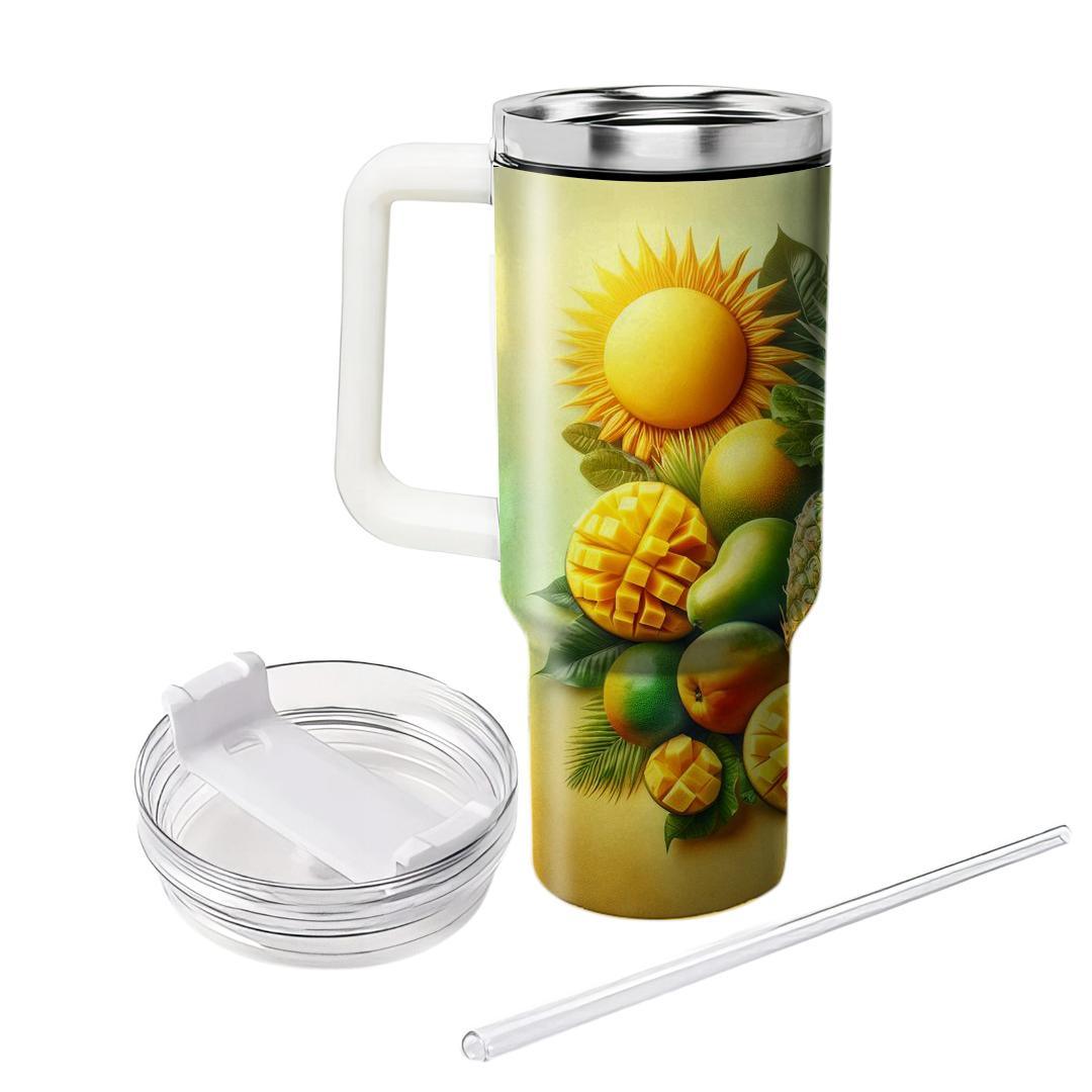 Summer Tropical Fruit  Tumbler Cups