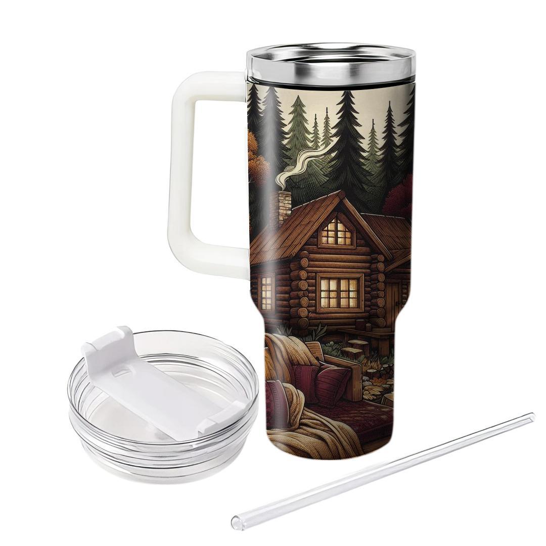Cozy Autumn Retreat  Travel Tumblers