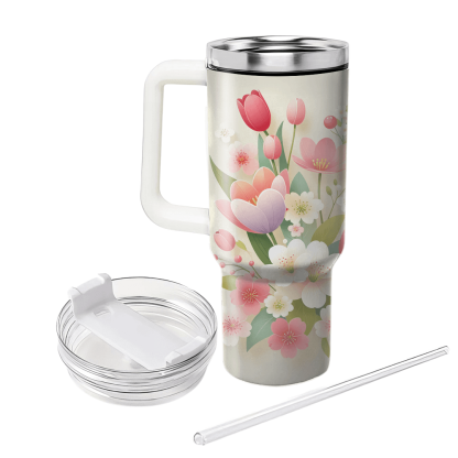 Charming Spring Blossoms  Unique Tumblers
