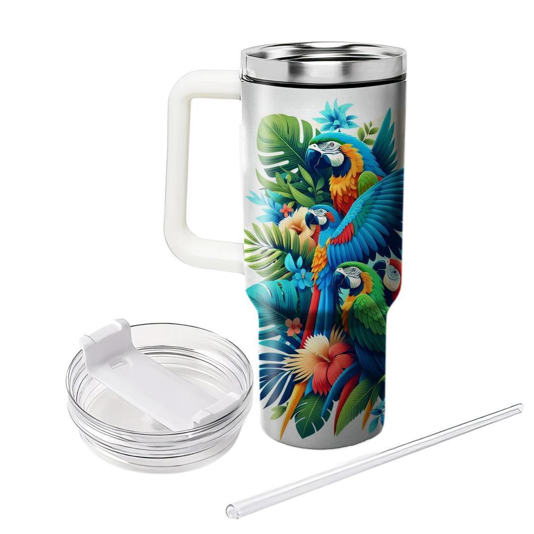 Playful Parrots  Insulated Tumblers