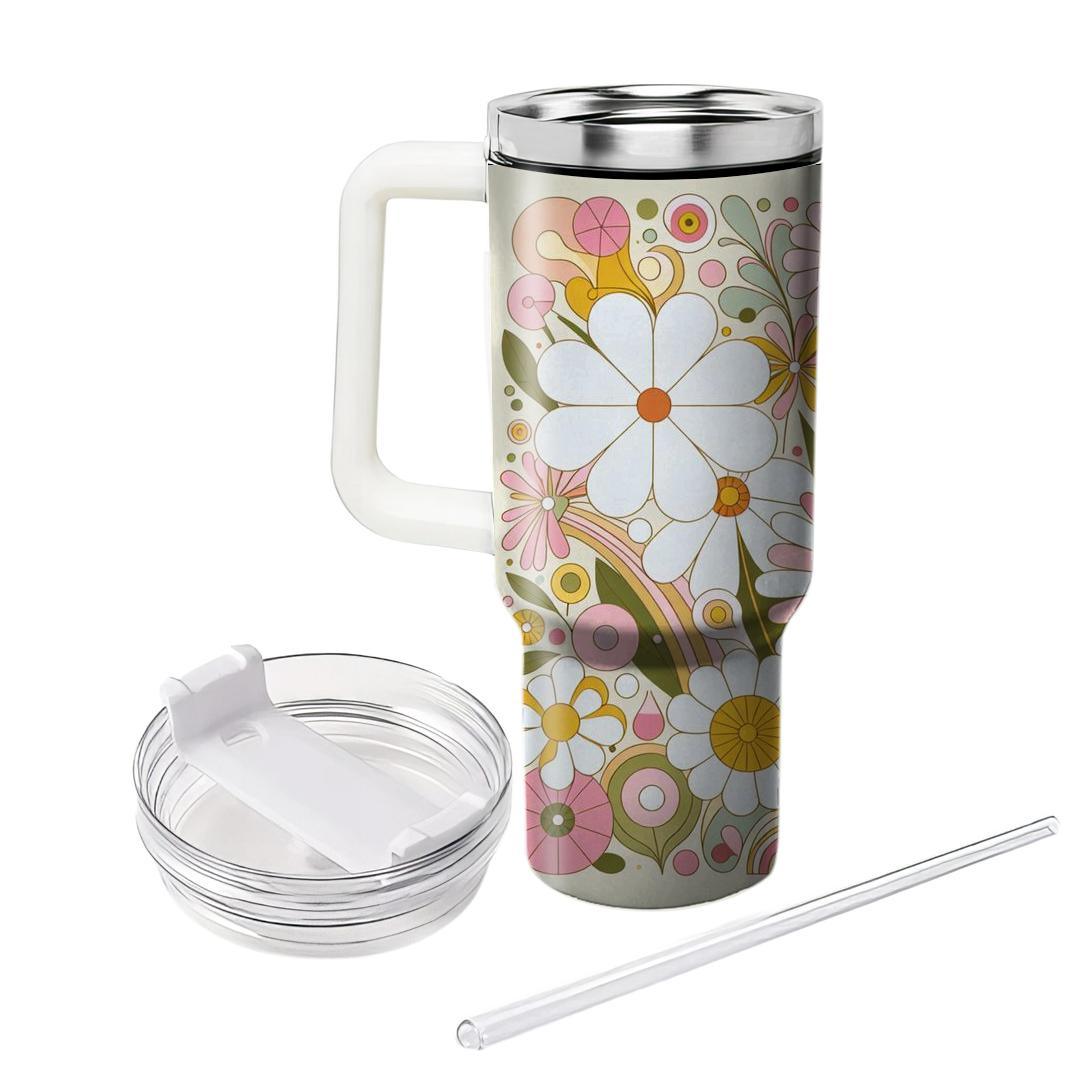Flower Power Blossom  Travel Tumblers
