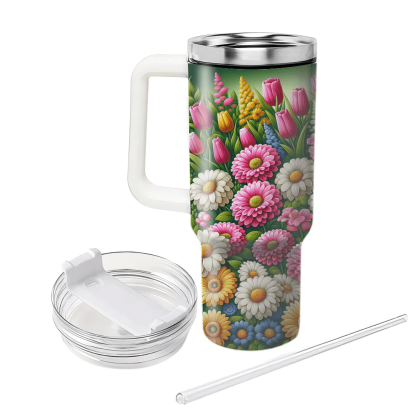Bountiful Garden Bloom  Travel Tumblers