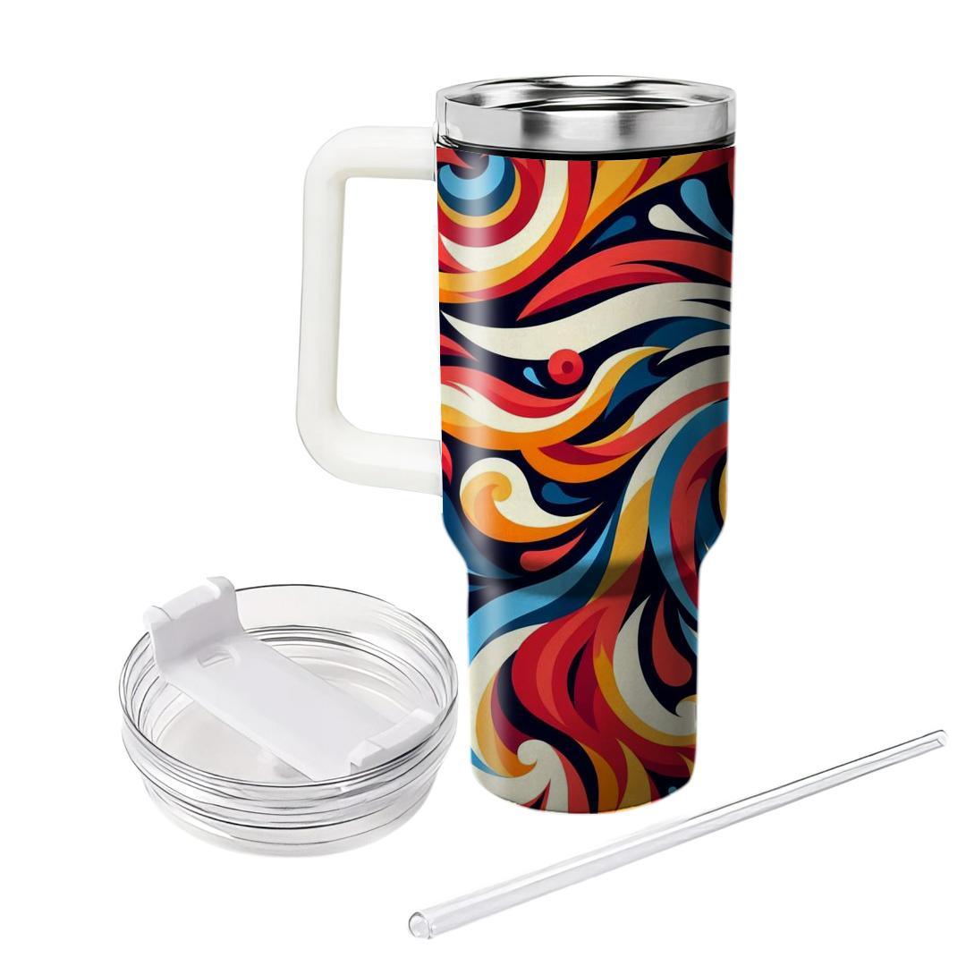 Dynamic Twirl Patterns  Custom Tumblers