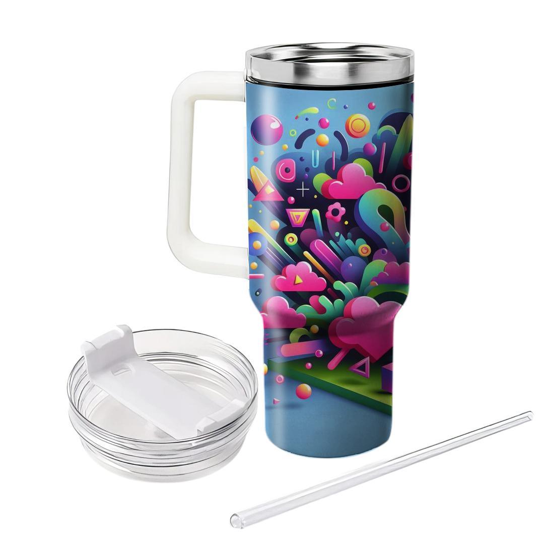 Groovy Shapes  Unique Tumblers