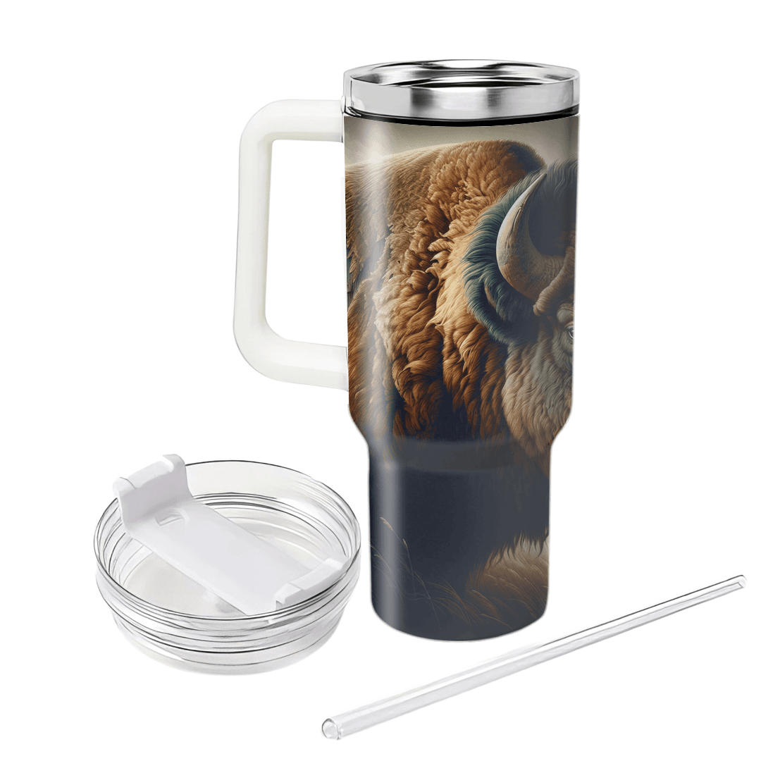 Wild Bison Majesty  Tumbler Cups