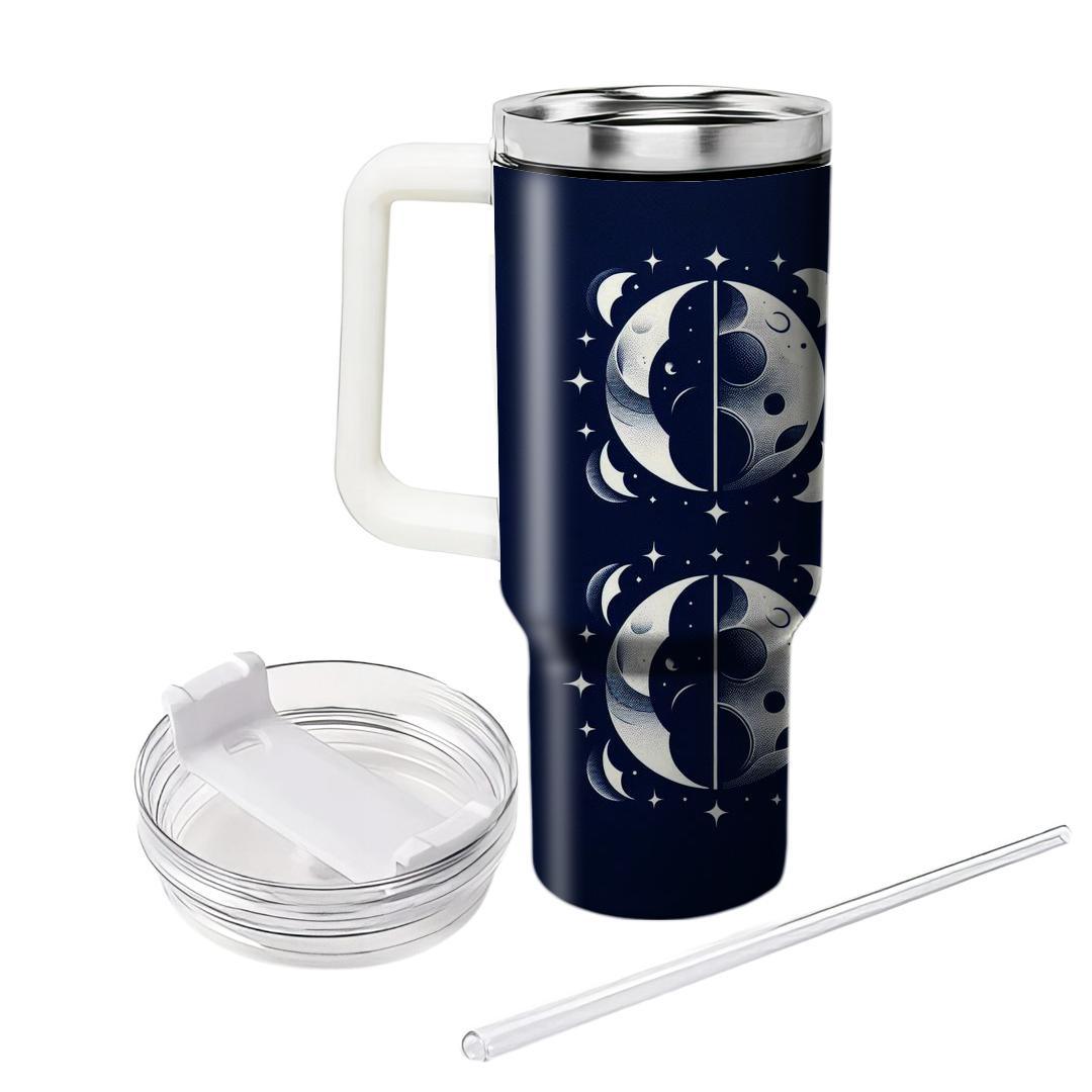 Celestial Moon Phase  Tumblers With Lids