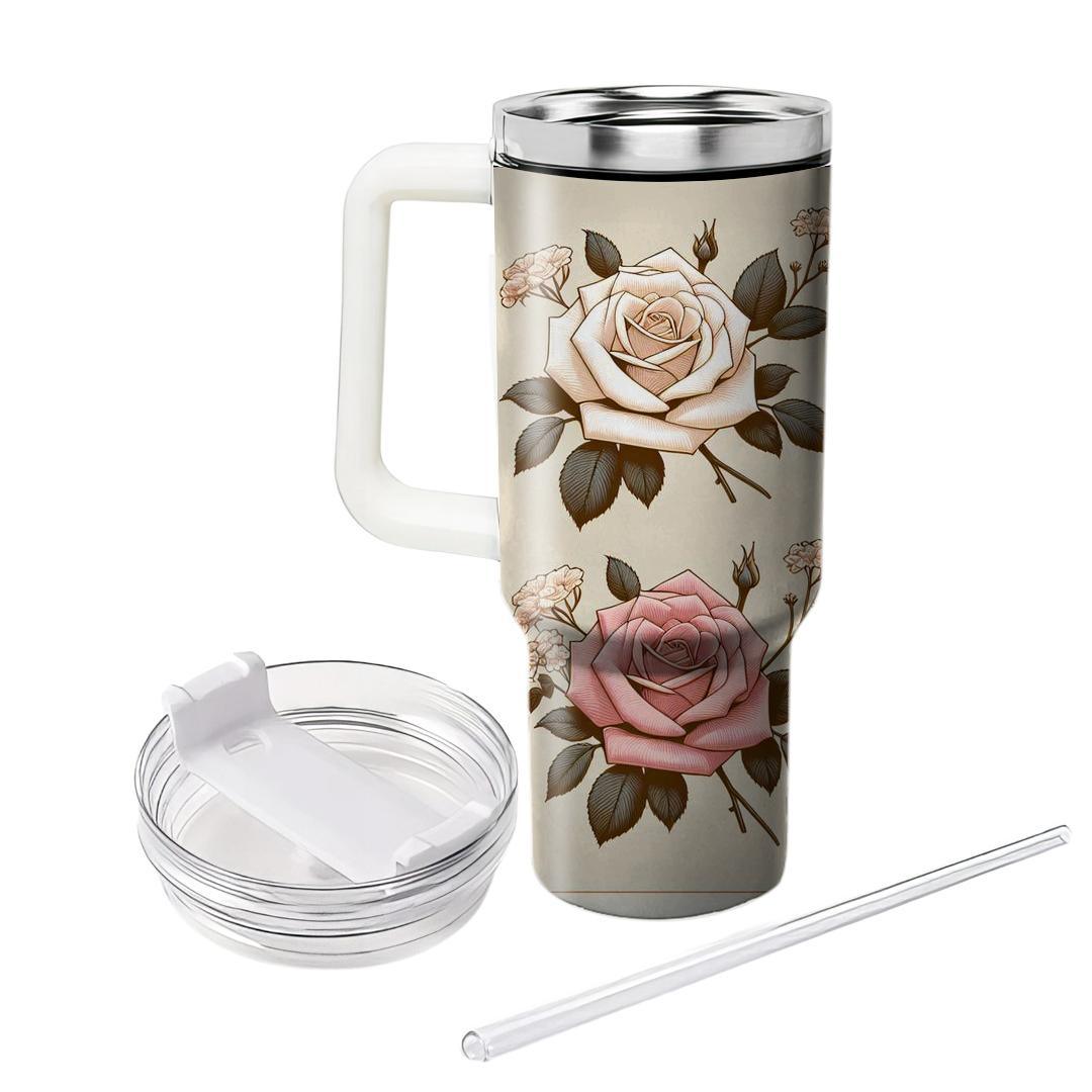 Rose Petal  Tumblers For Gifts