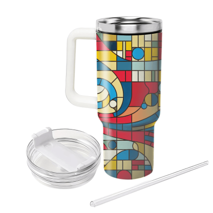 Mosaic Tile Colorburst  Custom Tumblers