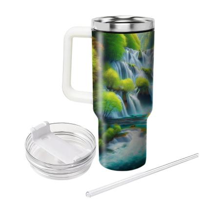 Spring Waterfall  Tumbler Cups