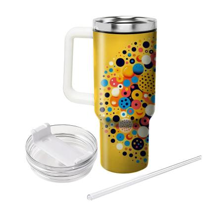 Sunny Day Polka Dots  Travel Tumblers