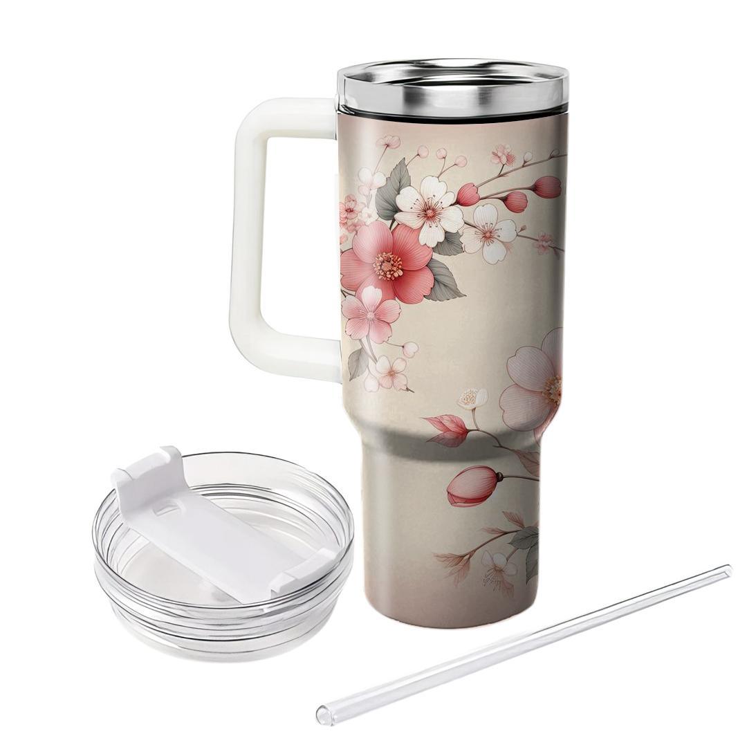 Charming Blossom Bouquet  Tumbler Cups